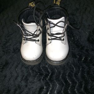 White toddler Dr. martens size 4